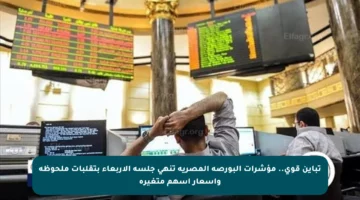 تباين قوي.. مؤشرات البورصة المصرية تنهى جلسة الأربعاء بتقلبات ملحوظة وأسعار أسهم متغيرة